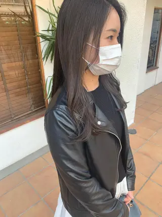 セミロング カラー 中津/柔らかカラー/ ナガオ　イズミのヘアスタイル