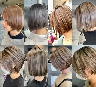 カラー ✂︎GLITTER ✂︎東ヶ崎　湧✂︎のヘアスタイル