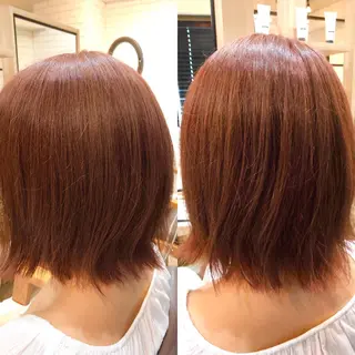 ミディアム カラー 柏/春日竜次 /髪質改善縮毛矯正のヘアスタイル