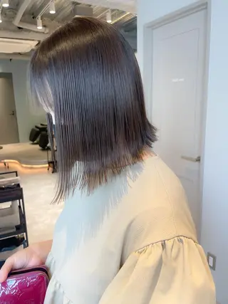 ショート カラー ✨ブリーチなし透明感 池袋　水野のヘアスタイル