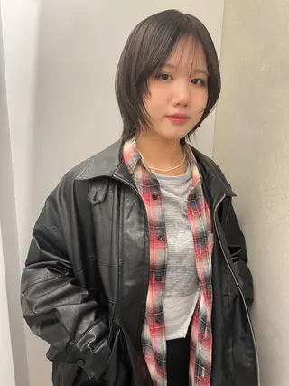 ミディアム 🎀ボブ＋ハイトーン シュカ👶🏻のヘアスタイル