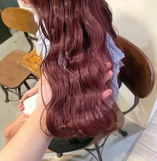 ロング カラー 暖色/まろベージュ/ シカタユウカのヘアスタイル