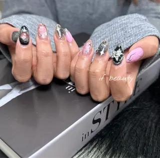 ネイル if Hair＆Nail Salon所属・IKA /海外ネイル /個性派/ワンホンのネイルデザイン