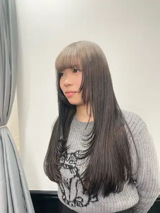 ロング カラー 野町好花 レイヤー/髪質改善のヘアスタイル