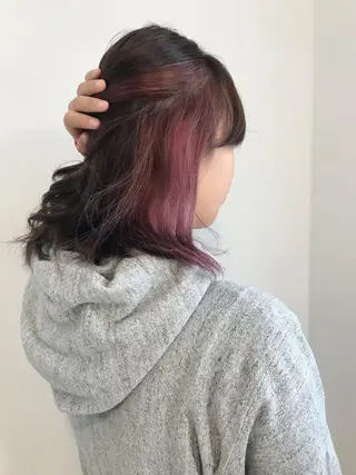 セミロング カラー 🍒memelu明石 🍒imamuraのマツエク・マツパデザイン