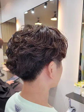 パーマ メンズ ショート Beauty Salon Link所属・野村 果音(カノン)のヘアスタイル