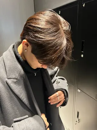 ショート カラー メンズ 近藤 ちかのヘアスタイル