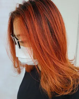 セミロング カラー 501 HAIR studio所属・22時迄営業サロン⭐ YASUHIRO🌿の眉毛・アイブロウイメージ