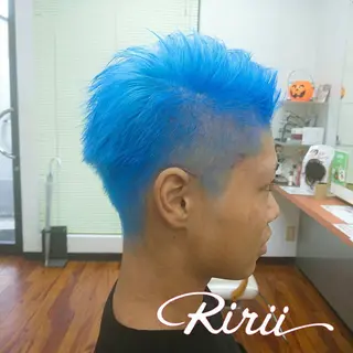 ショート カラー メンズ 工藤 和也のヘアスタイル