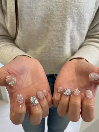 ネイル 束感まつ毛/ネイル/ LED♥KIRARAのマツエク・マツパデザイン