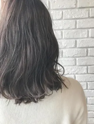 セミロング カラー 日比 貴大/ minim hairのヘアスタイル