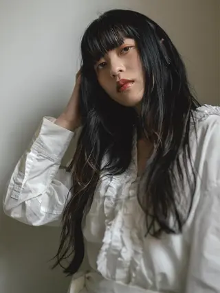 ロング パーマ 🎀ハイトーン/レイ ヤー/Reina🎀のヘアスタイル