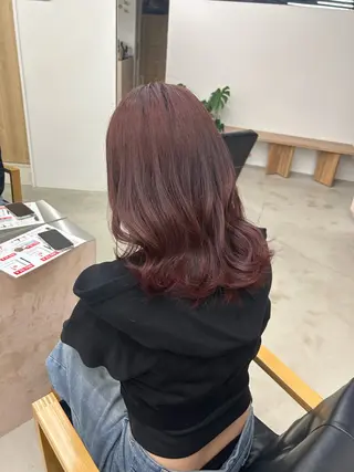 ロング noa  🦋 ブリーチ/暖色のヘアスタイル