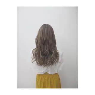 ロング カラー 永岡 鉄平のヘアスタイル