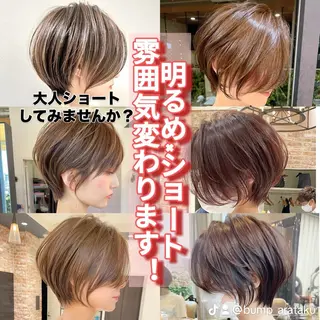 ショート 無料カットモデル/ ショート特化/荒砂のヘアスタイル