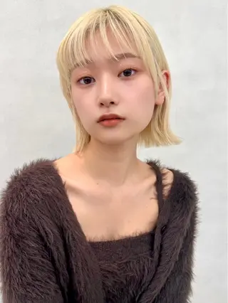 ショート カラー 🇰🇷韓国ヘア★ 副店長.쿠리타⭐︎のヘアスタイル