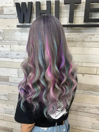 ロング ハイトーン✨艶髪💘 💘 AYANO💘のヘアスタイル