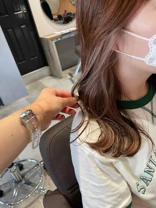 セミロング カラー 💐パーソナルカラー /市橋加菜💐のヘアスタイル