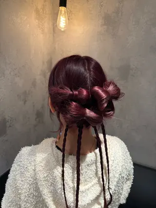 ミディアム 🧶個性派/横浜パー マ/暖色/ミミのヘアスタイル