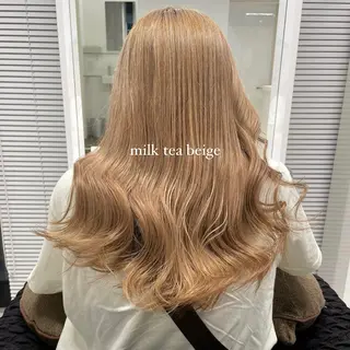 ロング カラー ハイトーン/ボブ /HBL/AYUNAのヘアスタイル