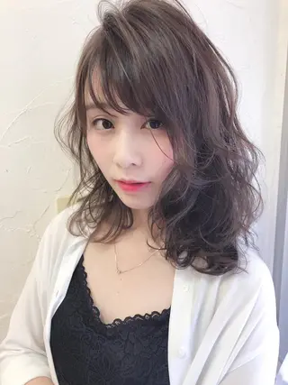 ミディアム カラー omocha hair salon所属・大嶋 伸吾のヘアスタイル