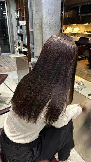 セミロング カラー fifth原宿 宮部蓮のヘアスタイル