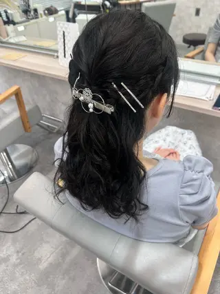 ミディアム ヘアアレンジ 💕ブリーチ/ヘアメ 🎀YUUKAのヘアスタイル