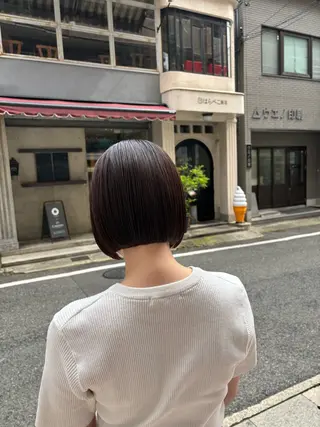 ショート 水原波津輝/ボブ /ニュアンスパーマのヘアスタイル