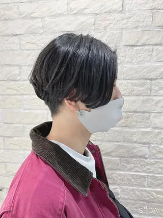 ショート パーマ メンズ 🪞髪質改善カラー× レイヤー河村真聖🪞のヘアスタイル