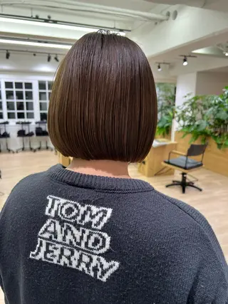 ミディアム 田中 愛梨のヘアスタイル