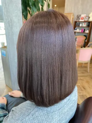 ミディアム カラー 🫧髪質改善×艶髪 🫧根本泰成🫧のヘアスタイル