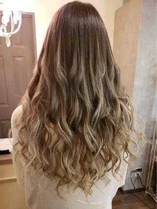 ロング ヘアアレンジ MagicMush ✴︎シールエクステのヘアスタイル