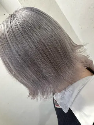 カラー ブリーチ毛縮毛矯正 👑山口のヘアスタイル