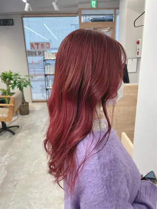 セミロング SAEKI【ior 】北千住店ブリーチのヘアスタイル