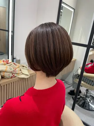 ショート カラー ヘアアレンジ レイヤー縮毛矯正 ささきすずね💗のヘアスタイル