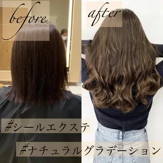 ロング カラー ヘアアレンジ マツエク・マツパ TATSUYA アートディレクターのヘアスタイル
