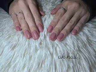 ショート ネイル ak nail .のネイルデザイン