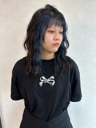 ロング カラー 流行りのレイヤーカッ ト得意💟akariのヘアスタイル