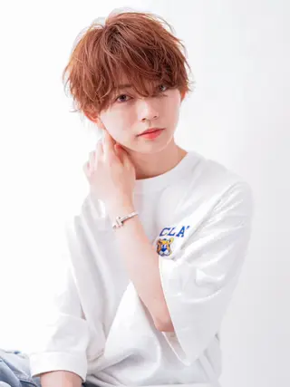 ミディアム カラー メンズ MEN'S HAIR SENSE 神南 【メンズヘア センス 】所属・♥️モテ髪美容師♠️ REIのヘアスタイル