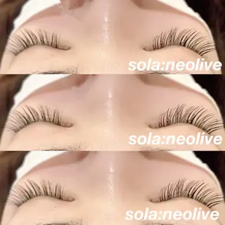 マツエク・マツパ sola: neolive山崎のマツエク・マツパデザイン