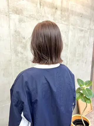 ショート カラー SALT WATER所属・🫐 𝐌𝐚𝐨 🫐ボブモデル募集のヘアスタイル