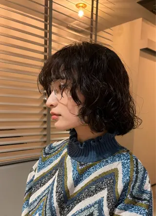 ミディアム パーマ 渋谷/原宿/メンズ/ コヤマトモヤのヘアスタイル