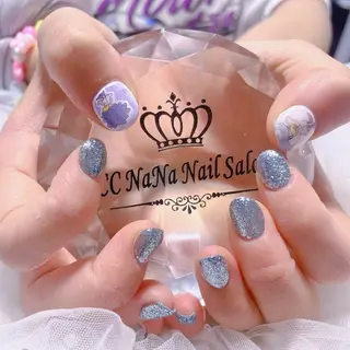 ネイル 💎CC・NaNa 韓国風ネイル🌙Cのネイルデザイン