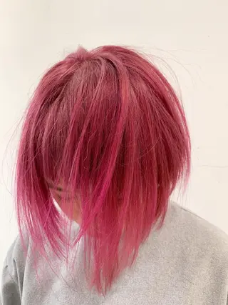 ミディアム カラー THE./ブリーチ 透感カラー/髪質改善のヘアスタイル