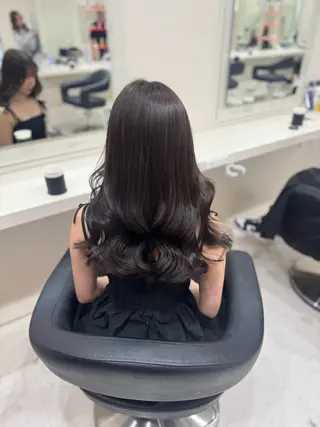 ロング カラー 🤍韓国大人っぽ ベージュMAI🤍のヘアスタイル