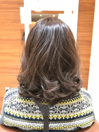 ミディアム カラー テラモト カズヨシのヘアスタイル