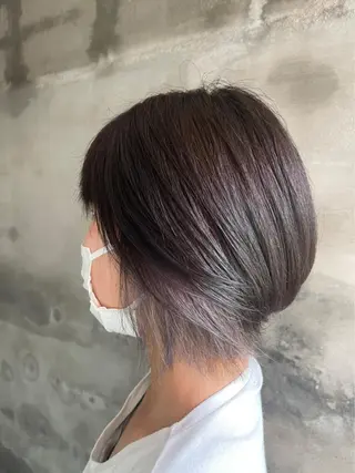 カラー 茅ヶ崎/ハイライト/ ハイトーン/関口実華のヘアスタイル