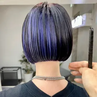 ミディアム カラー ハイトーンカラー/ さらさのヘアスタイル