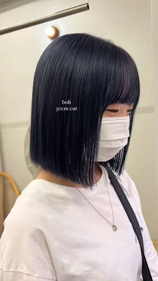 ミディアム コノカ/暖色カラー/ 透明感カラーのヘアスタイル