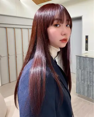 ロング カラー レイヤーカット/暖色 カラー/mao🎀のヘアスタイル